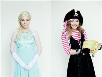 Activities with Pirate Girl and Elsa The Snow Queen